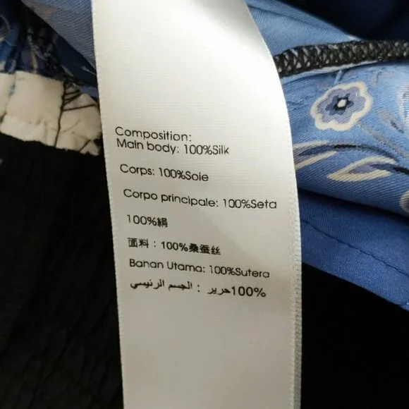 3.1 Phillip Lim Silk Floral High Rise Wide Leg Pants